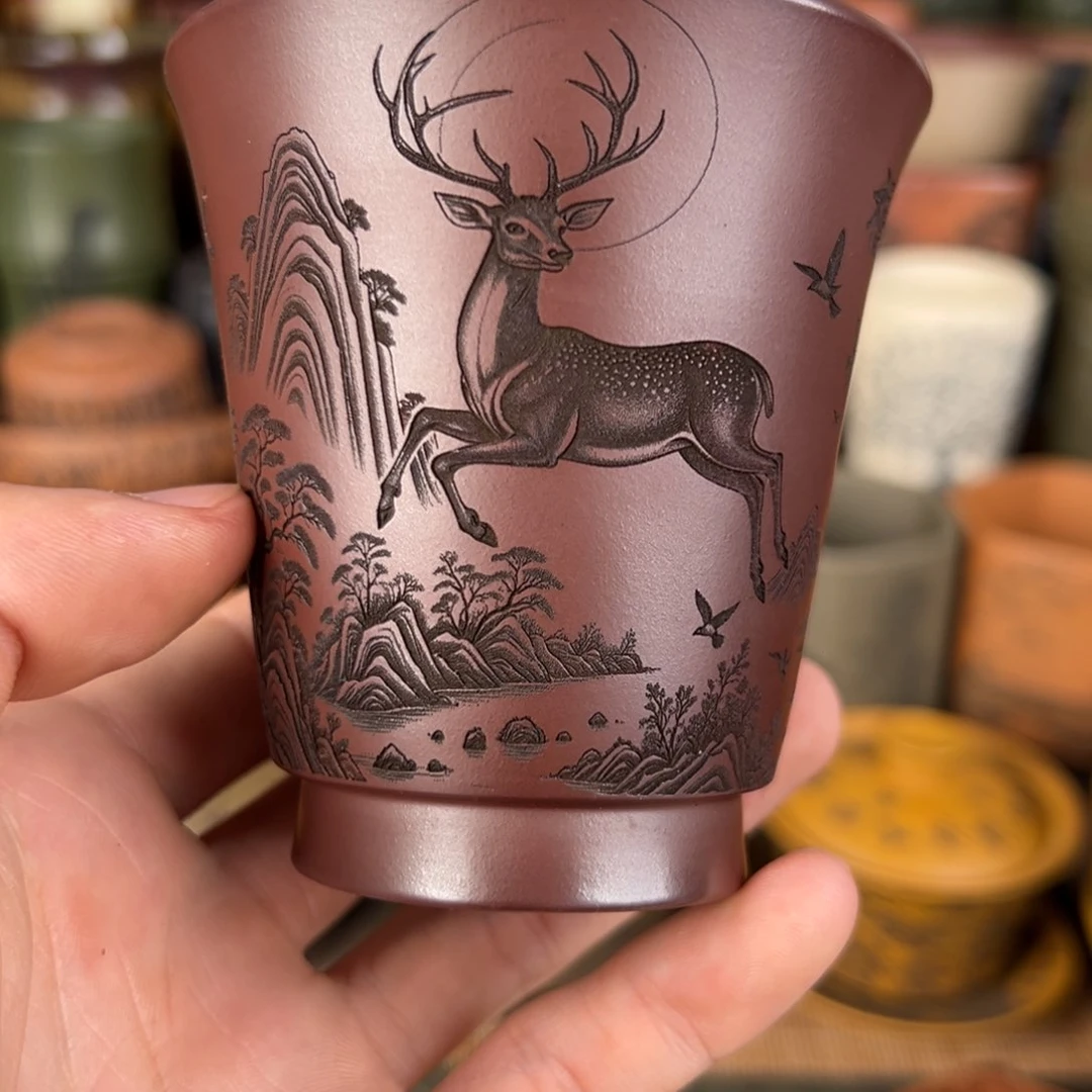 茶杯紫砂紫砂主人杯