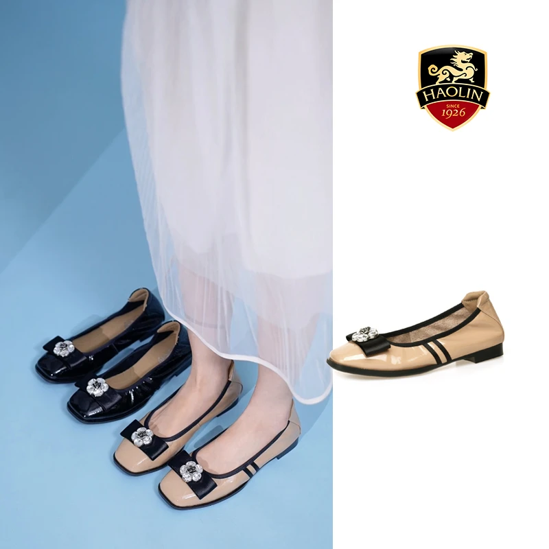 豪麟名鞋迪嘉女鞋平底鞋DJMEO51WP204