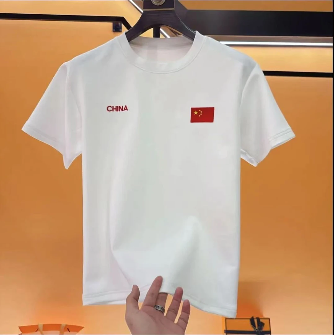 （达人专属）短袖T恤印花短袖情侣装夏季圆领男装男士休闲白色半袖