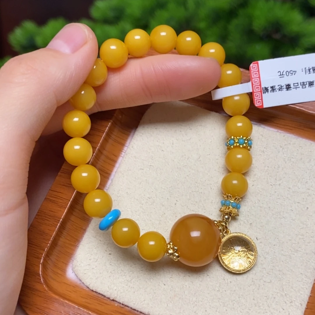【闪购商品】未镶嵌蜜蜡手链手串