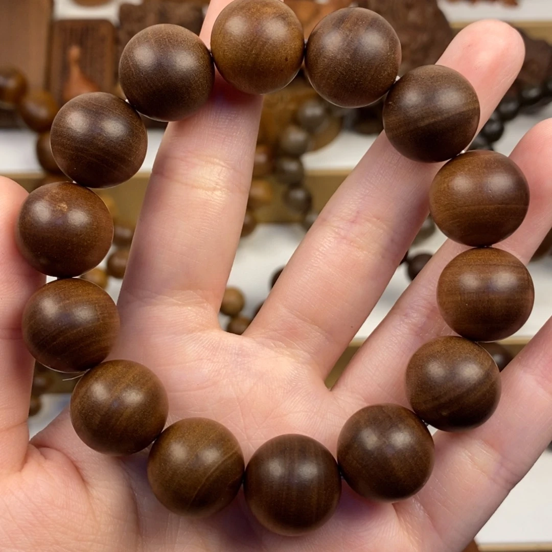 手串/手链檀香木老山檀香1.6微瑕福利横纹奶香