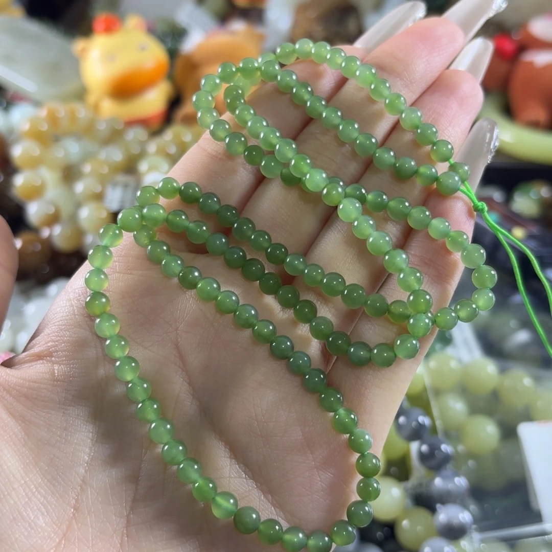 和田玉未镶嵌手链83