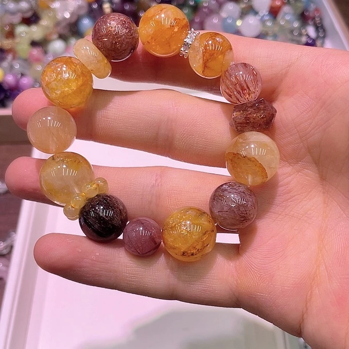 水晶手链未镶嵌031浇花