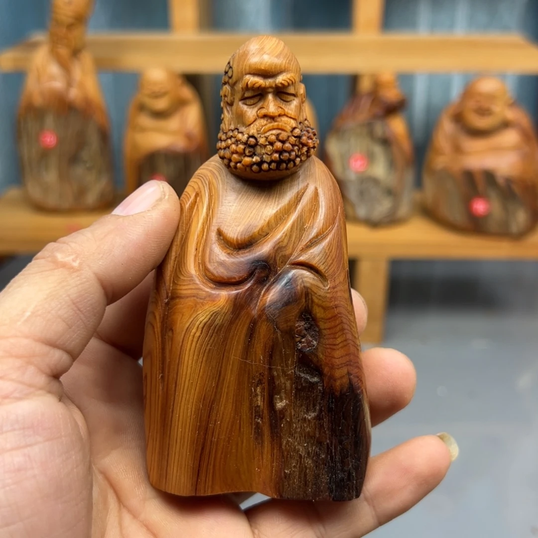 木***头木崖柏木摆件手把件