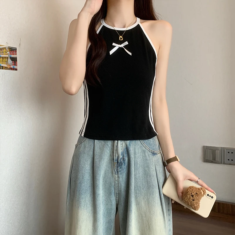 芷蕾2025新款微胖大码吊带小背心女新款辣妹内搭显瘦外穿无袖上衣