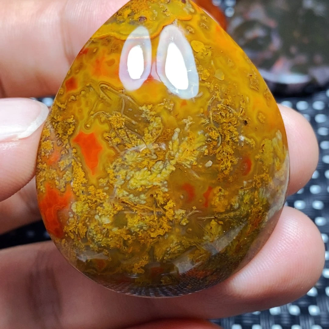 未镶嵌颈饰玛瑙/玉髓风***壳