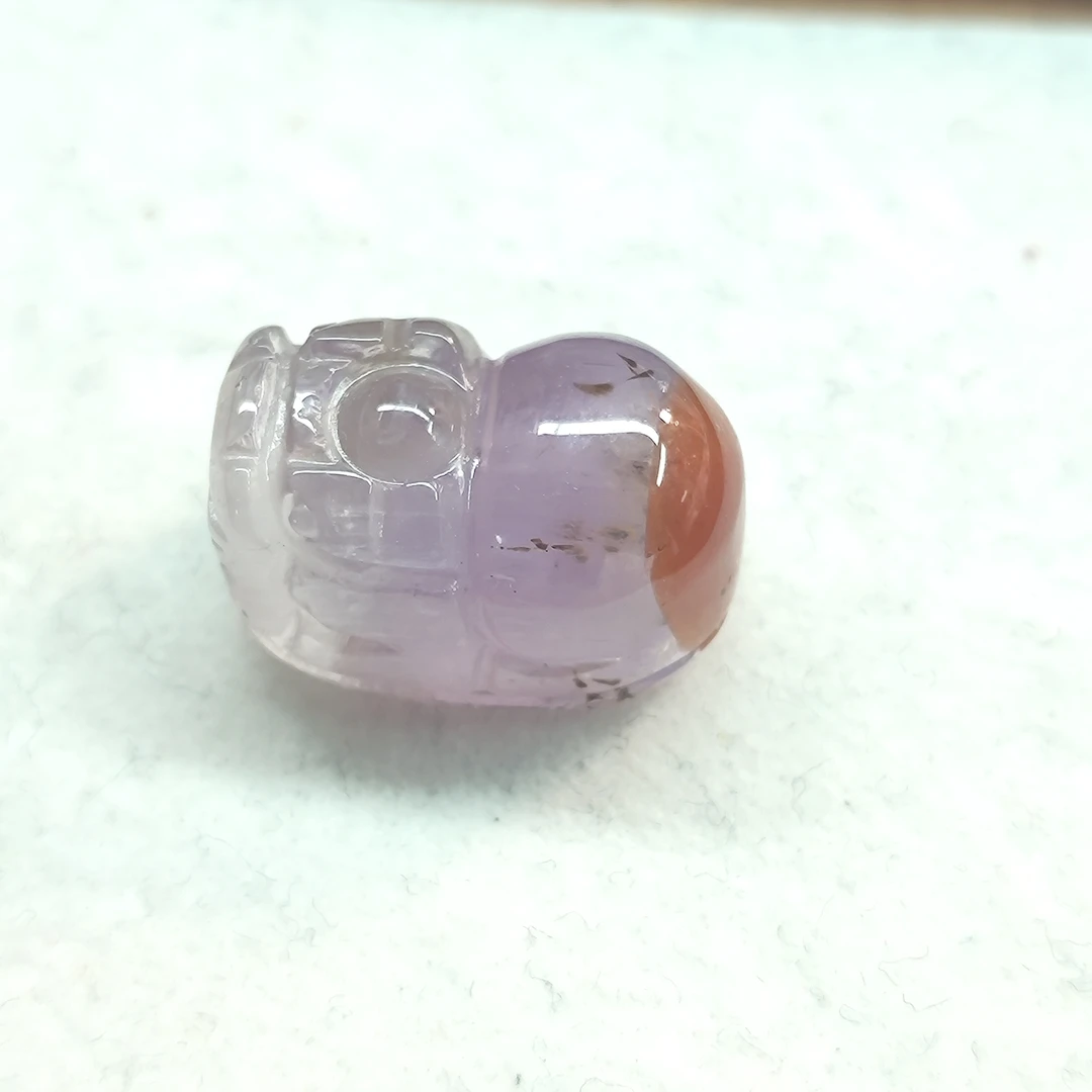 天然水晶极光貔貅一个