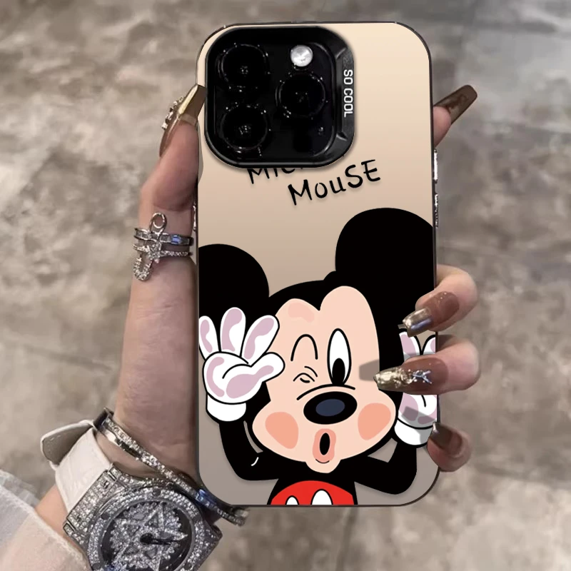 米老鼠适用苹果16promax手机壳iPhone15硅胶14保护套17新款12卡通