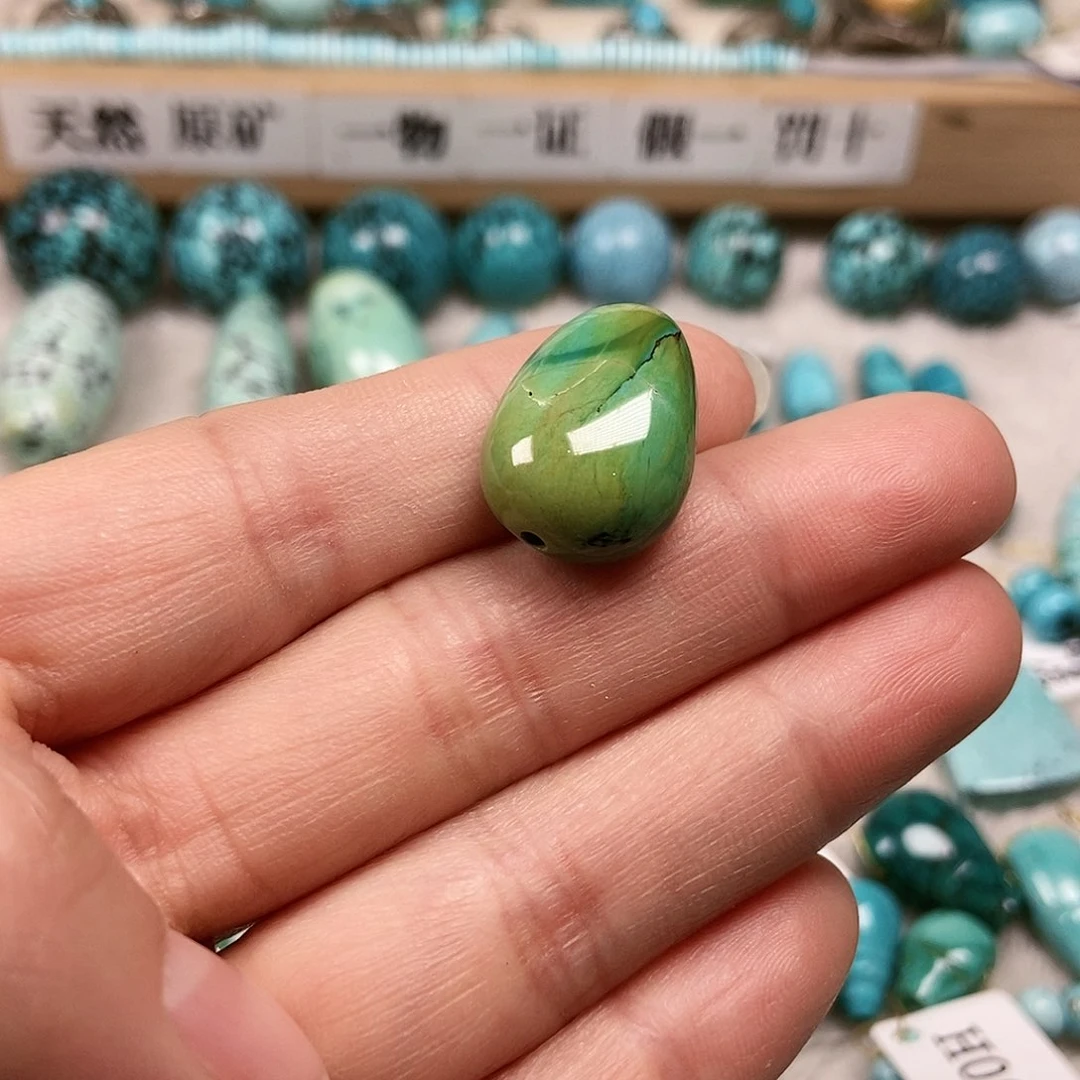 未镶嵌绿松石珠宝半成品