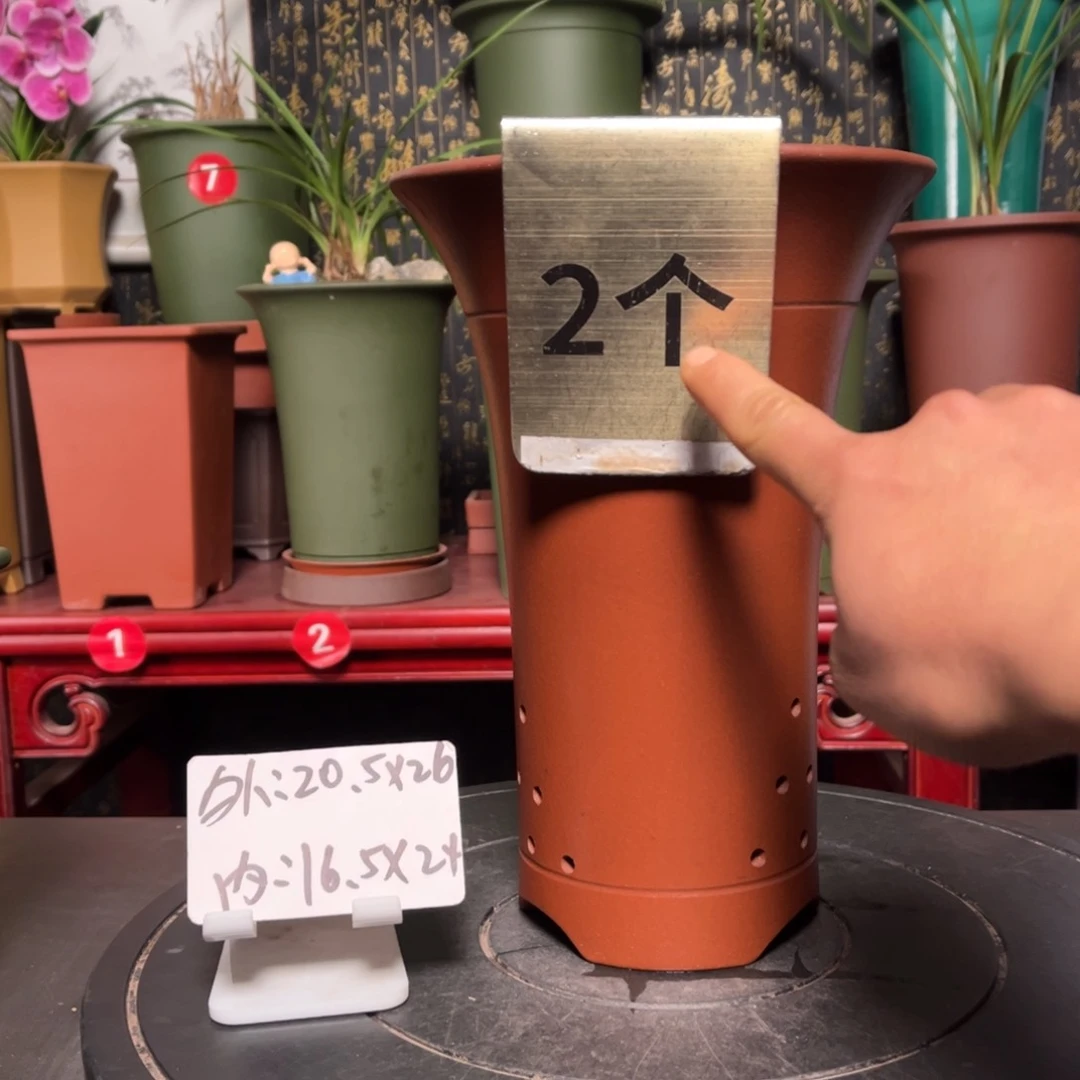 紫砂花盆紫砂花盆