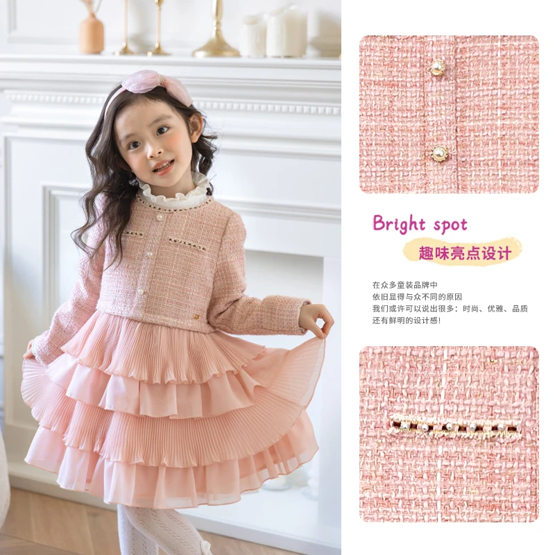 GEORGE W.DAVIES1女宝宝女童冬装套装公主裙生日儿童圣诞拜年