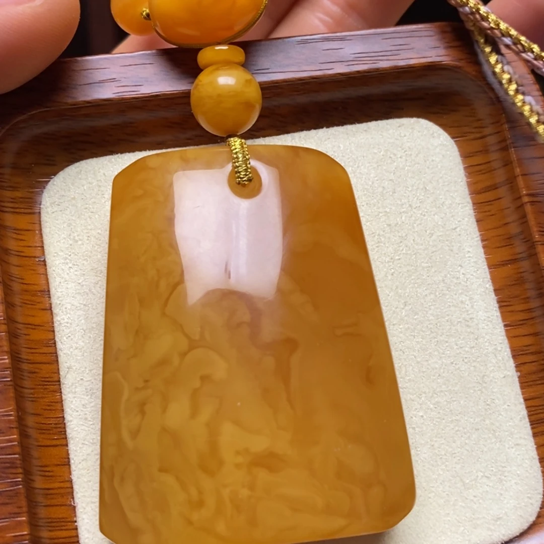 【闪购商品】蜜蜡颈饰未镶嵌项链