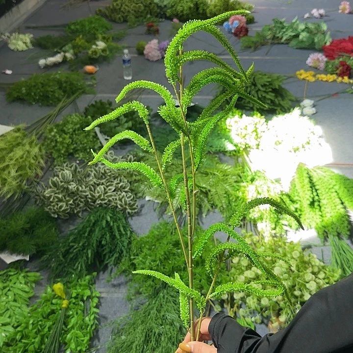 30支 仿真毛毛虫绿植
