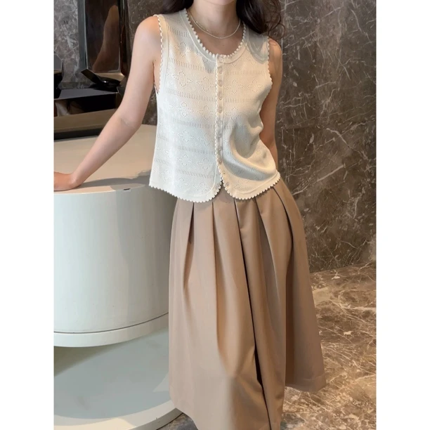 GIRDEAR/哥弟「提琴诗人」哥弟夏款新品气质显瘦半身裙 1200375