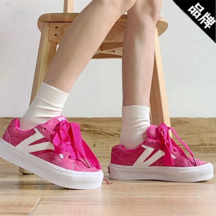 百搭女鞋鞋子运动鞋橡胶女子松紧带厚底四季通用仙女跟时尚休闲鞋