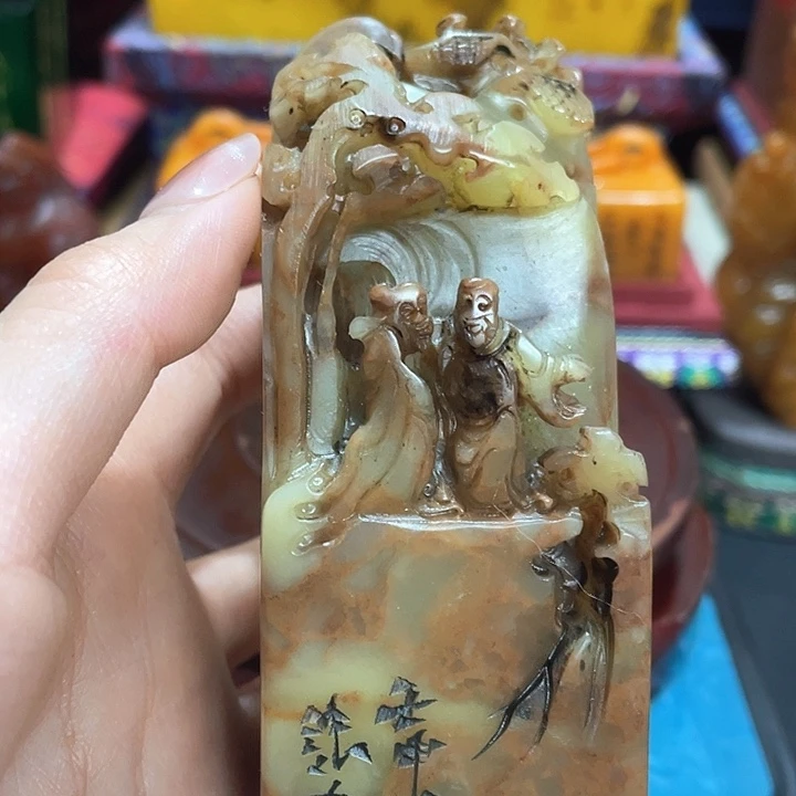 寿山石印石篆刻印章引首章闲章姓名章生日礼物