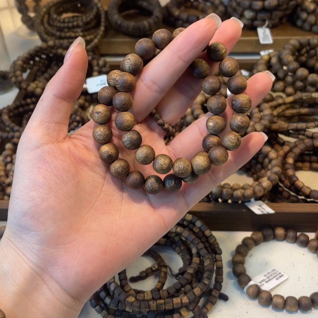 沉香沉香碎屑卡1.0圆珠单圈7克