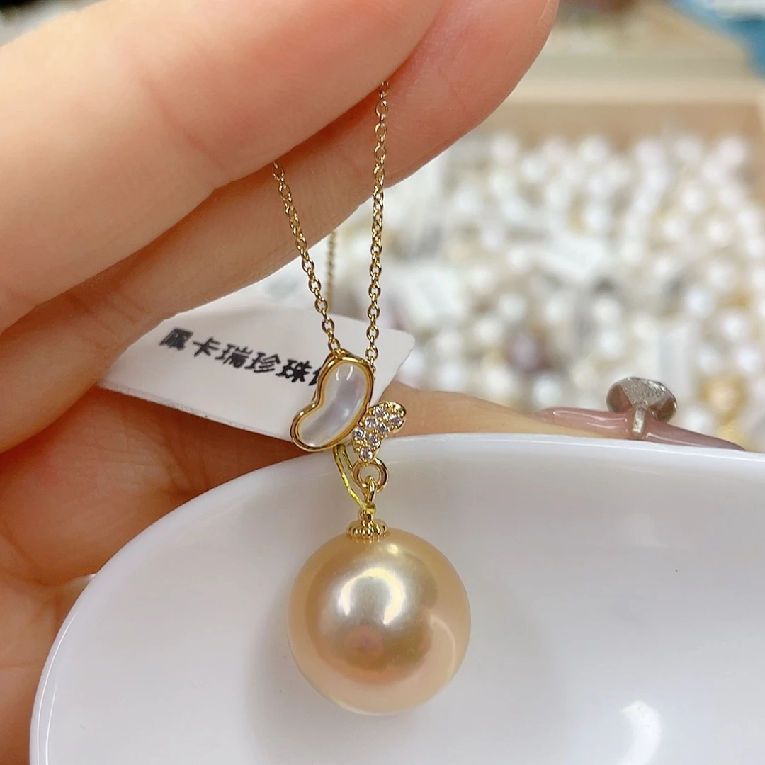淡水珍珠合金吊坠(赠链)