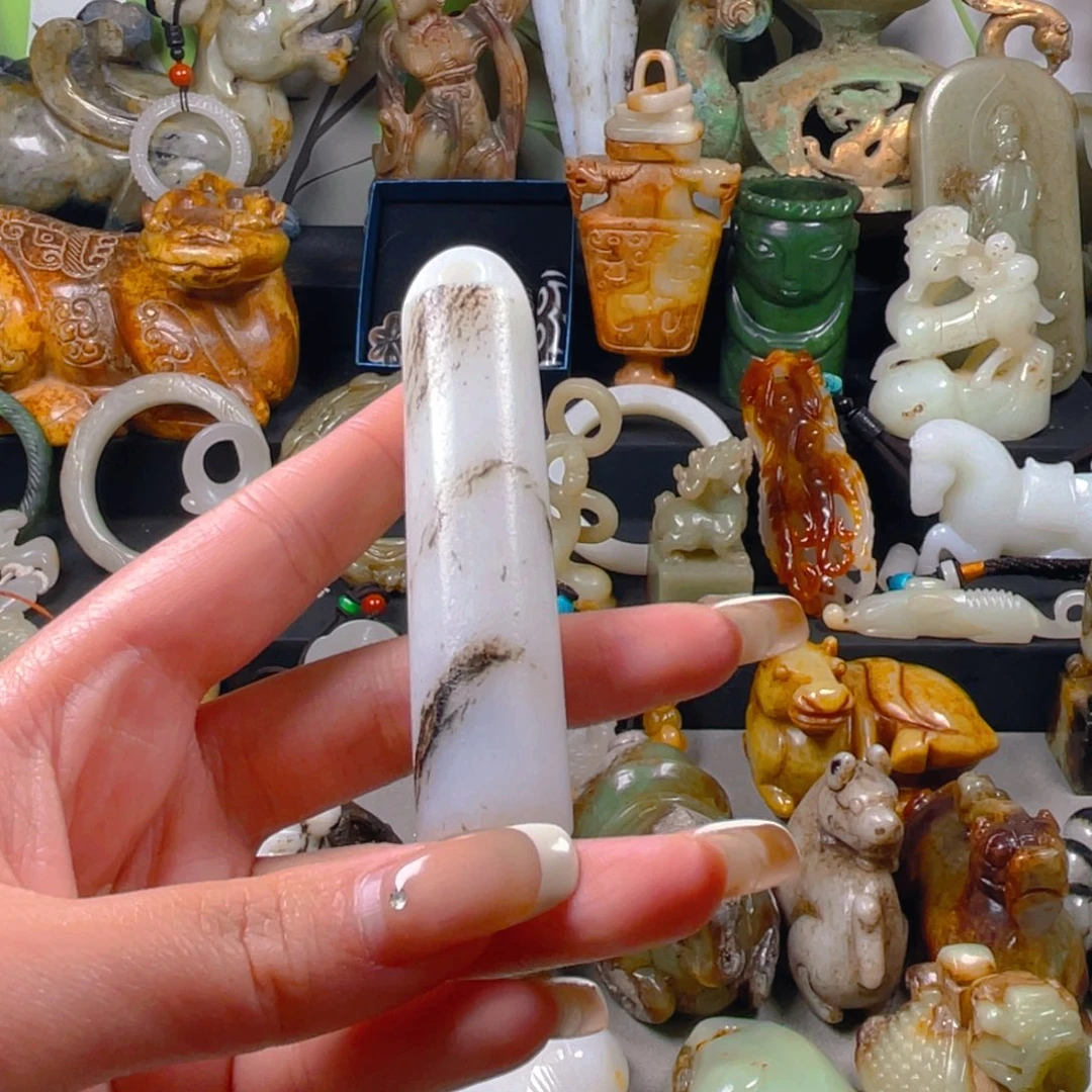 和田玉挂件未镶嵌真*