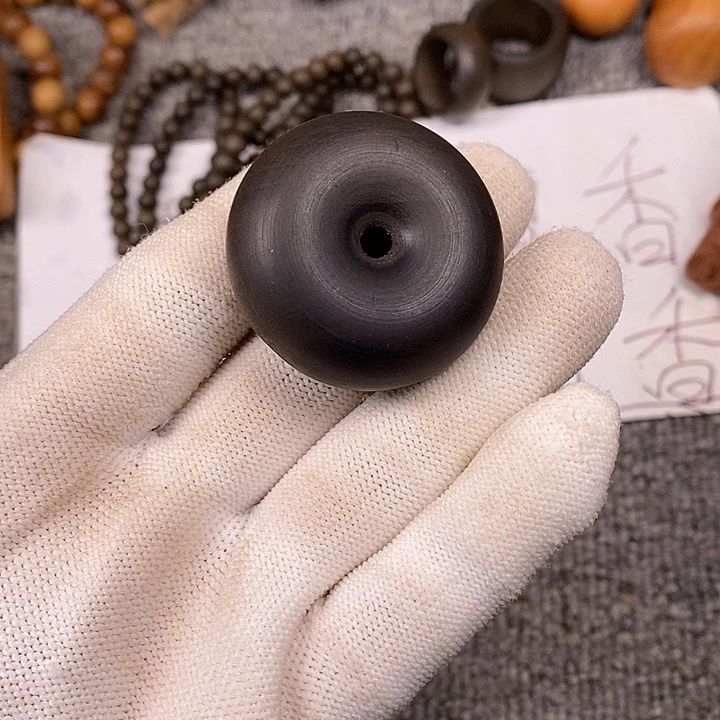 檀香木手串/手链老山檀香阴沉厚的平安扣