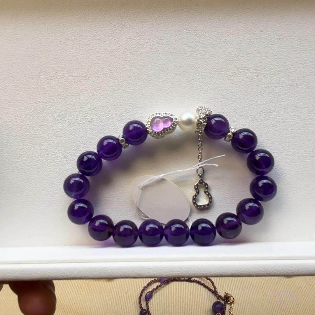 水晶手链未镶嵌紫水晶单圈