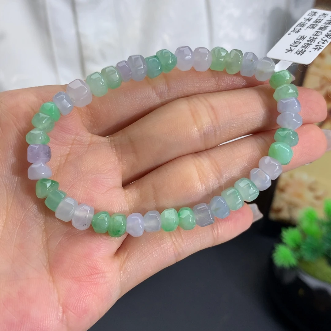 未镶嵌手串翡翠冰胶随大多宝手串