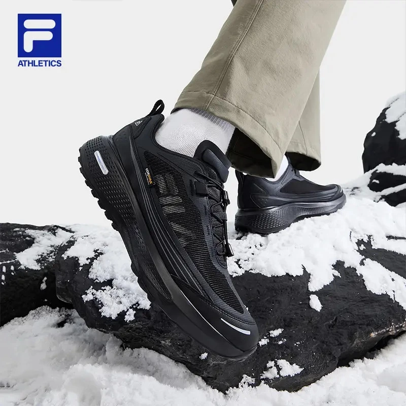 FILA斐乐男鞋【柔云3 户外】秋冬越野登山缓震男士耐磨运动跑步鞋