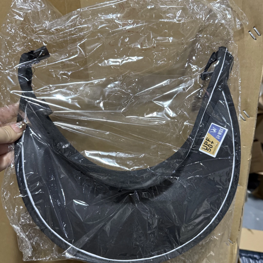 百货 黑色大帽檐防晒帽