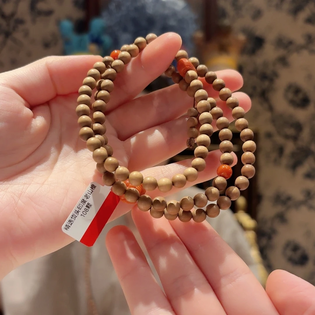 檀香木手串未镶嵌颈饰