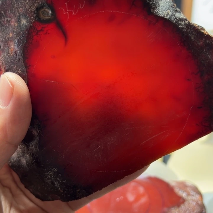 雷***行定制玛瑙玛瑙手镯板材定制