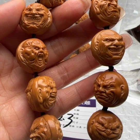 手串橄榄核橄榄雕工艺的