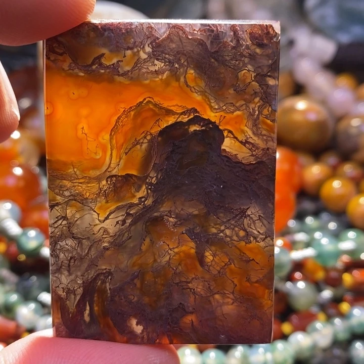 【闪购商品】玛瑙/玉髓颈饰未镶嵌云****)