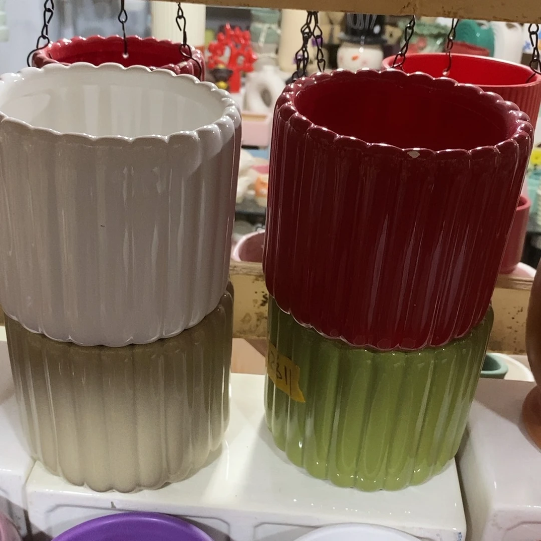 杯子陶盆有孔 瑕疵介意勿拍