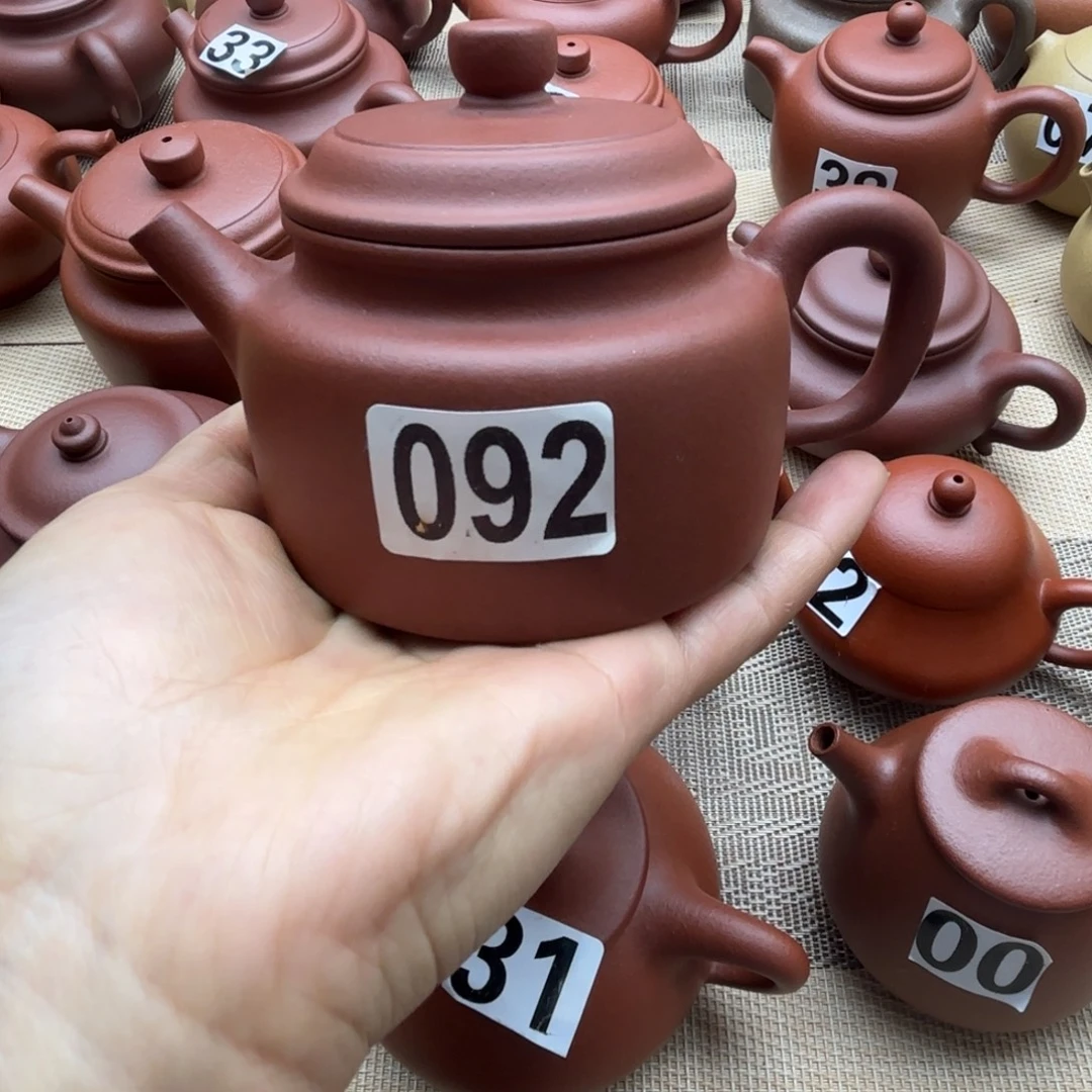 茶壶紫砂紫泥德钟150cc微瑕
