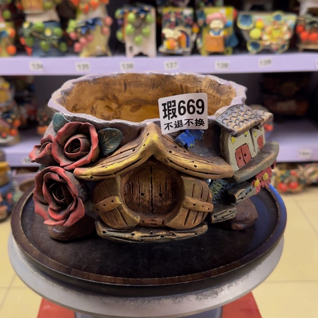 【闪购商品】粗陶手捏