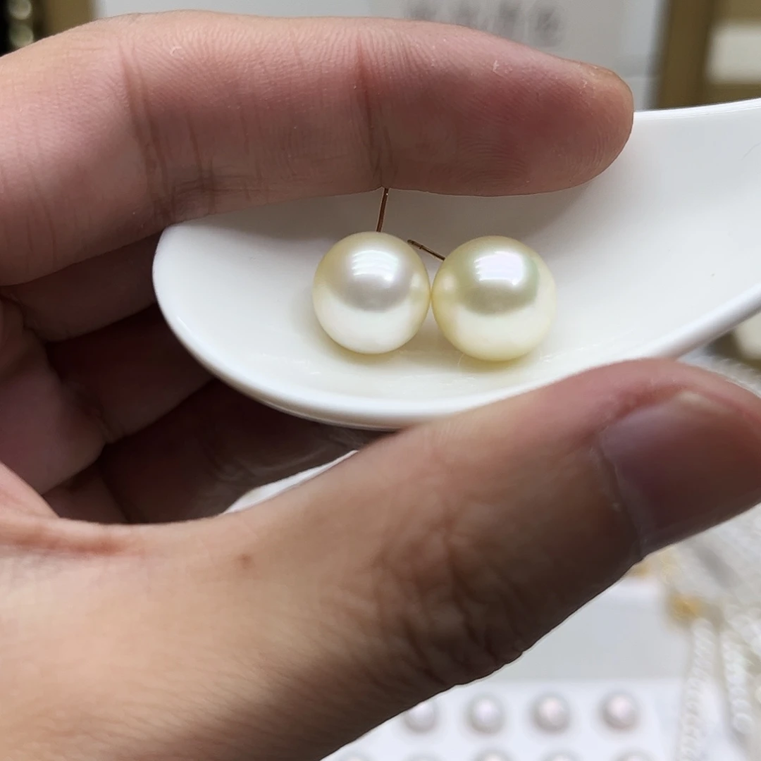 耳饰未镶嵌海水珍珠
