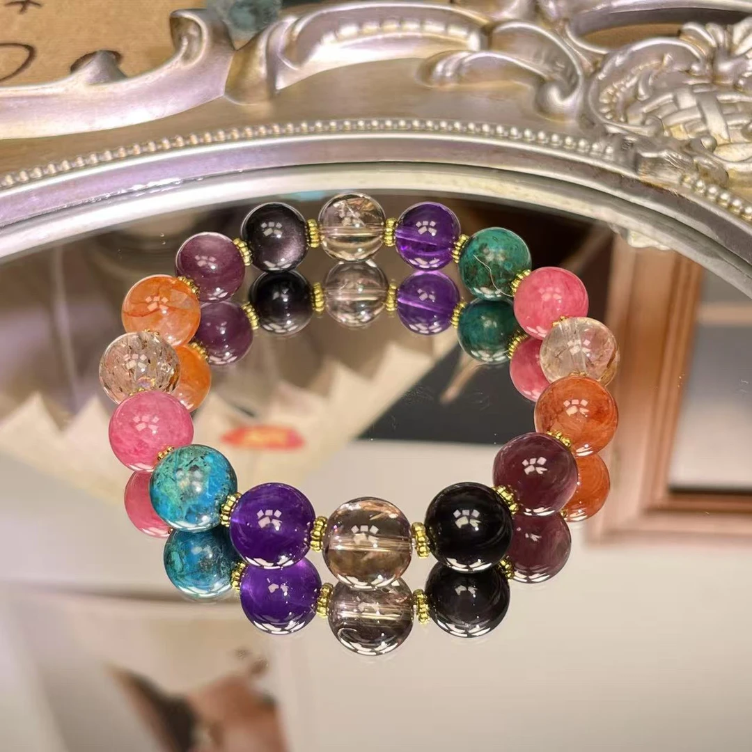 多宝水晶手串1376 颜色微差 多样性发一