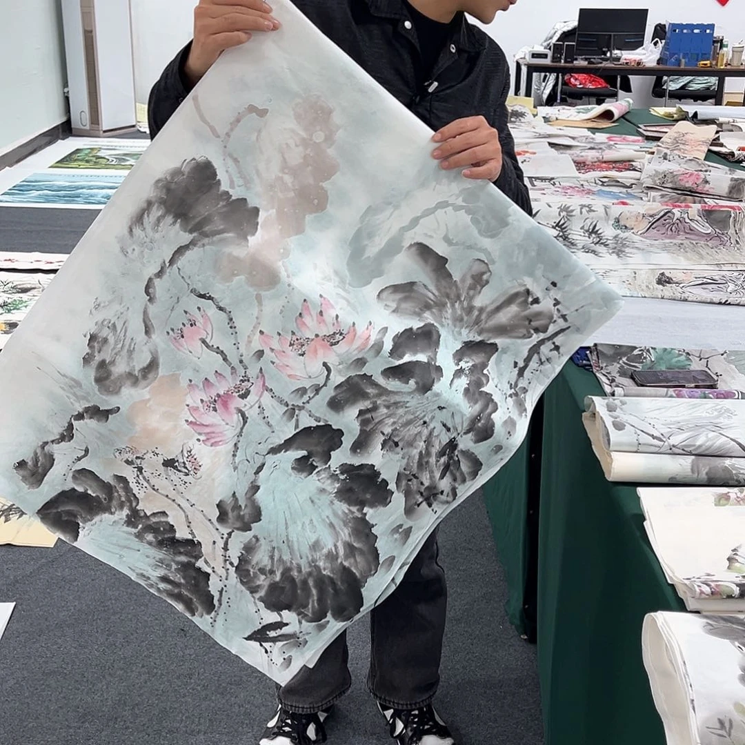 国画杜****常国画作品宣纸纯手绘