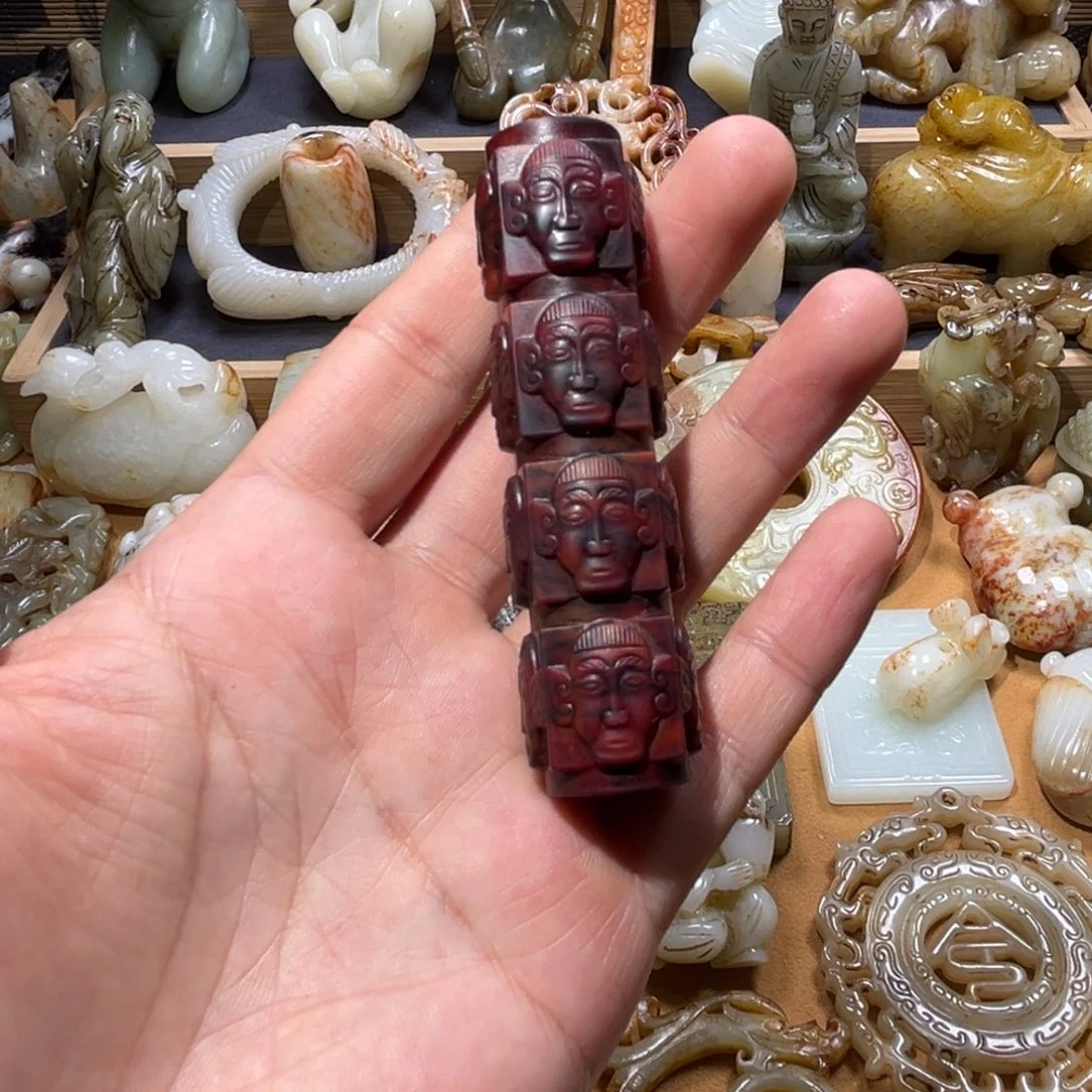 和田玉挂件未镶嵌用****5拍4发1