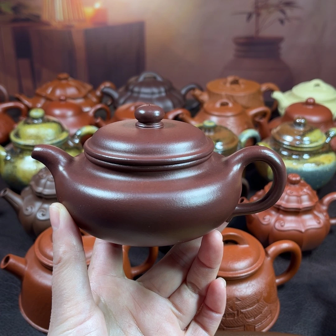 茶壶紫砂原矿紫泥200毫升