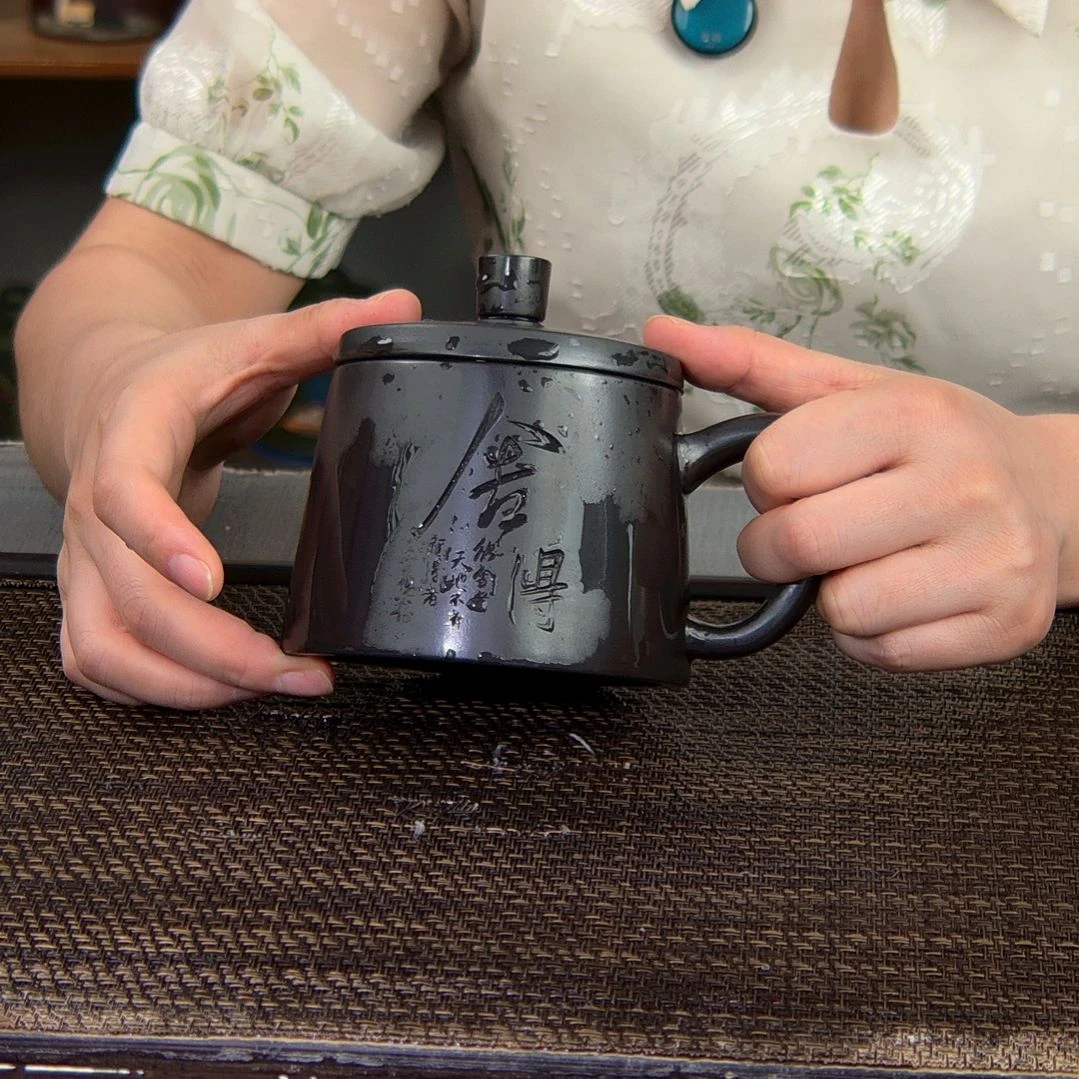 茶杯紫砂高货放漏