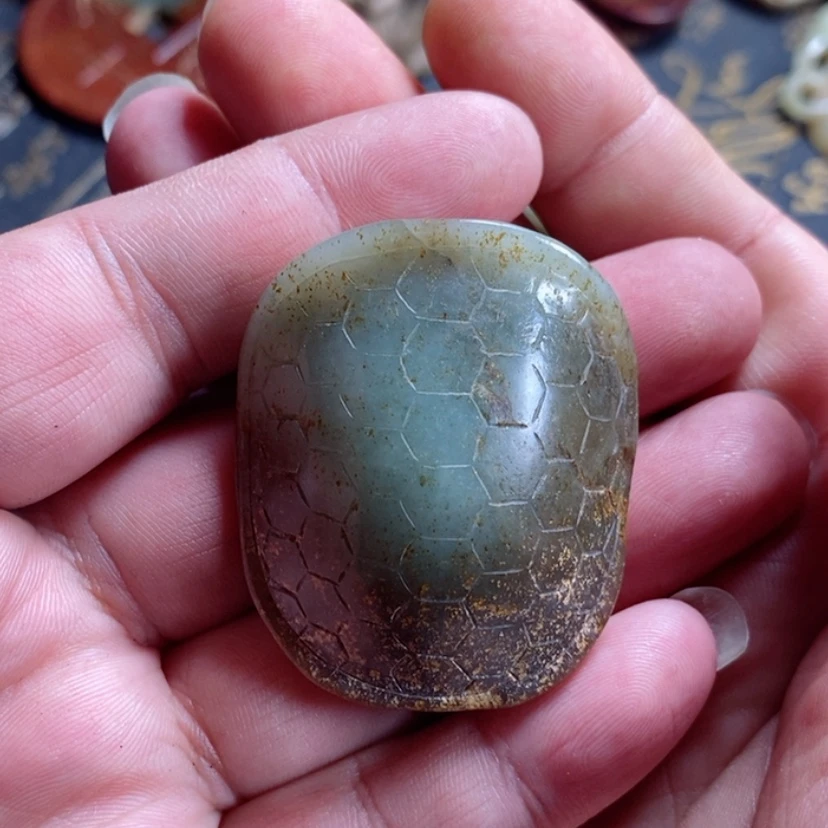 【闪购商品】和田玉挂件未镶嵌男****方