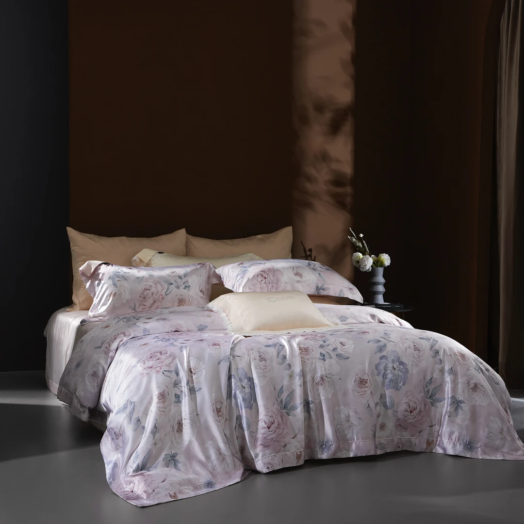 【GUCADI- 金色黎明】 —— 古卡迪线下专柜真丝姆米四件套欧式丝滑