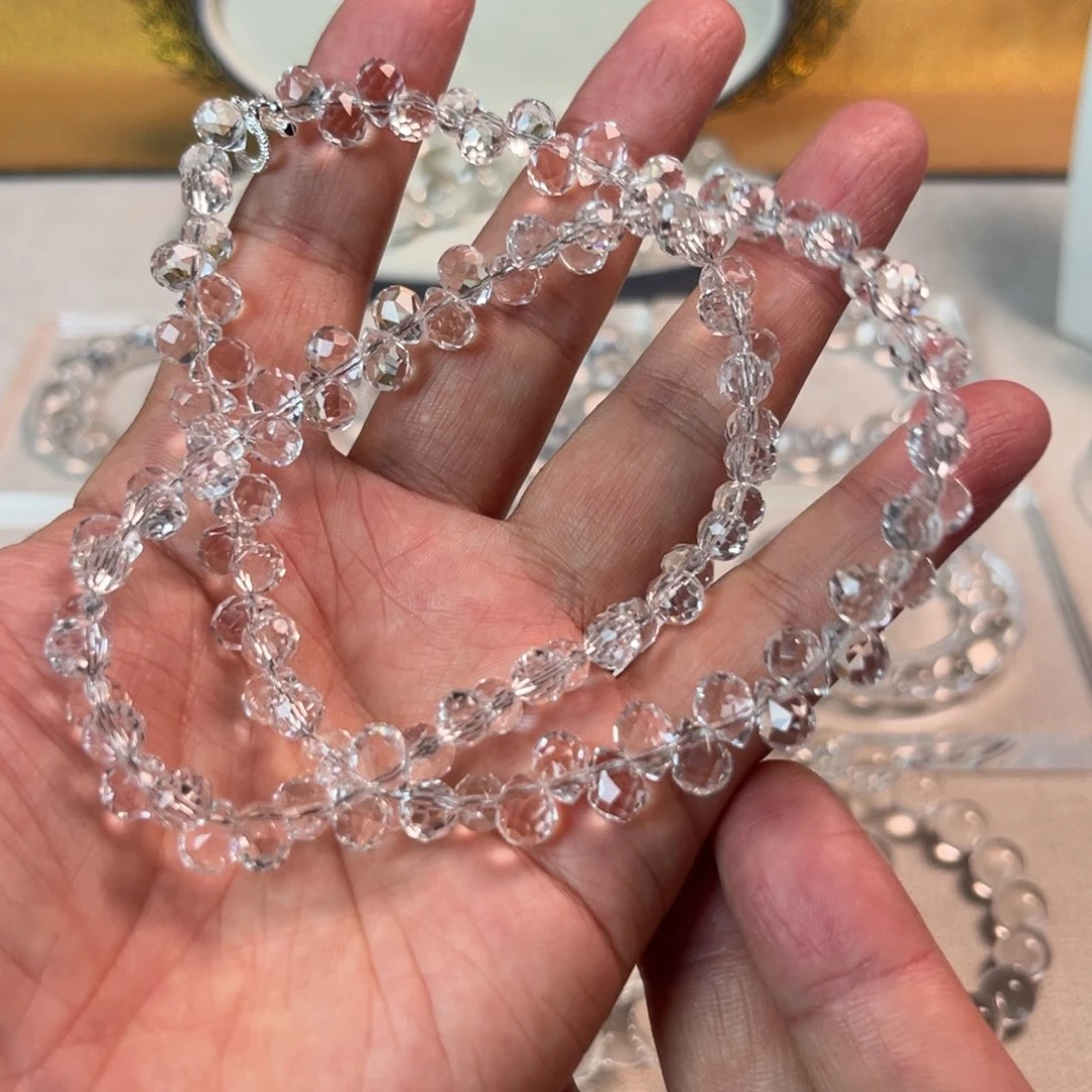 【闪购商品】水晶手链未镶嵌6刻面项链