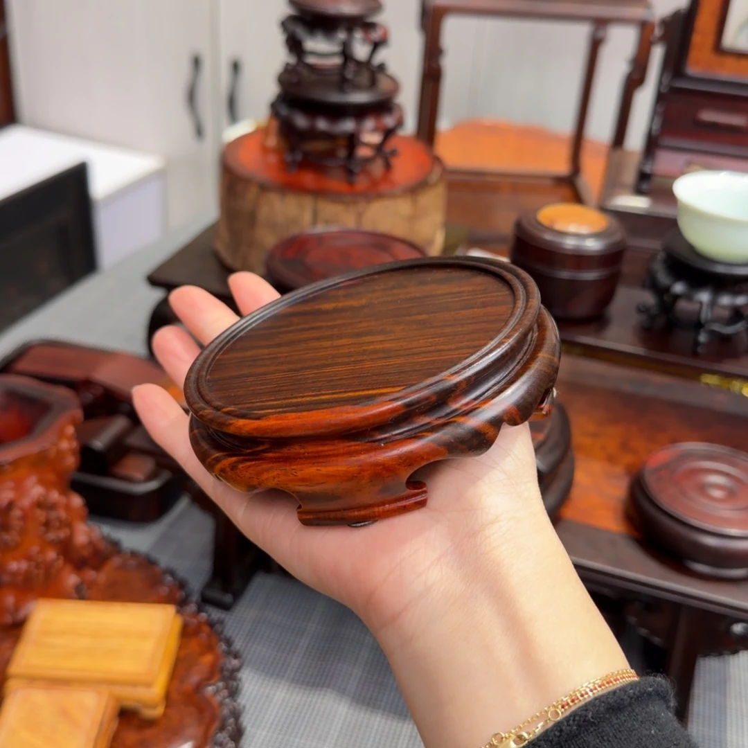 木大红酸枝交趾黄檀底座一木