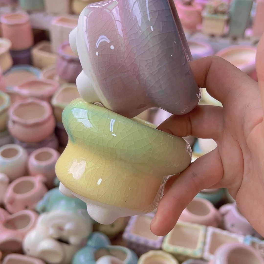 陶瓷花盆当场凑满12包邮