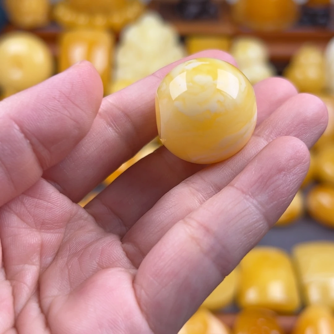 琥珀颈饰未镶嵌纯天然琥珀蜜蜡无优化