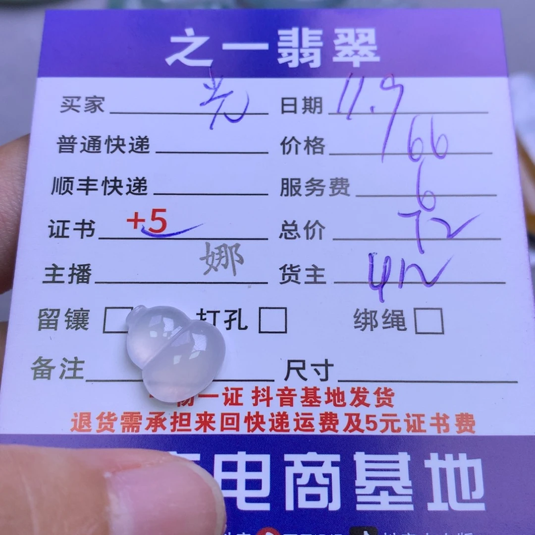 颈饰未镶嵌翡翠光