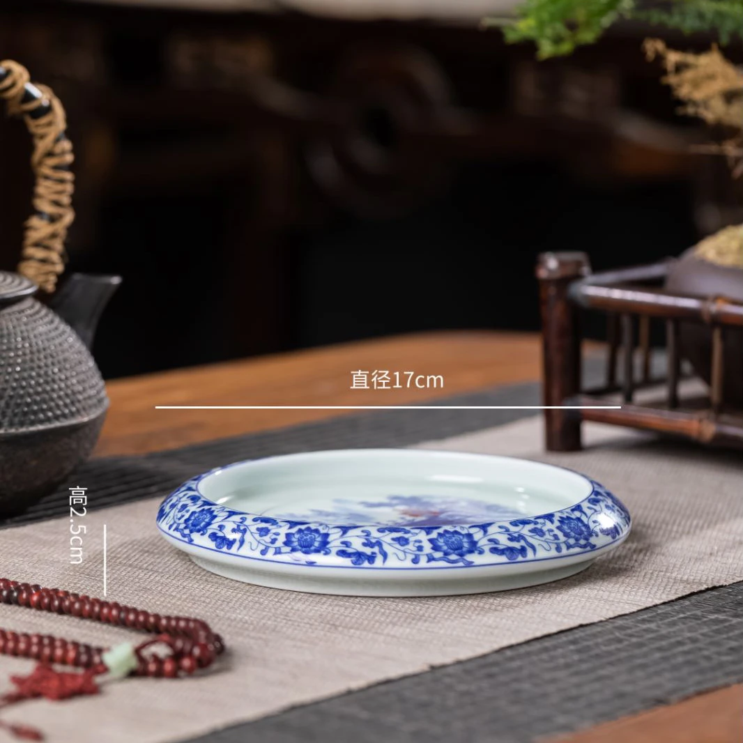 红山水清流胜境壶承家用陶瓷茶具中式