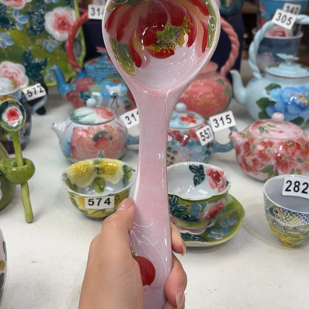 景德镇手绘高温釉下彩陶瓷茶具